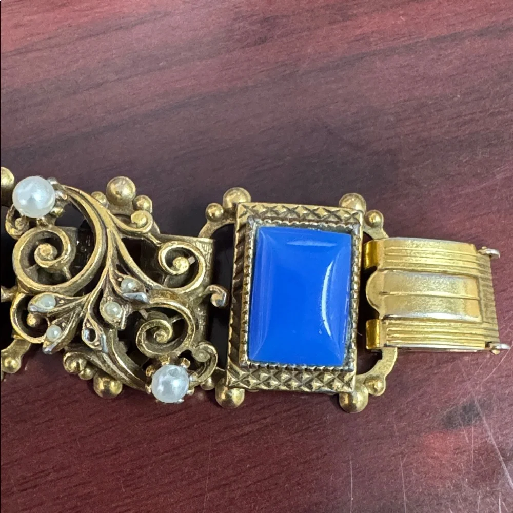 Vintage Arthur Pepper Signed Gemstone Bracelet